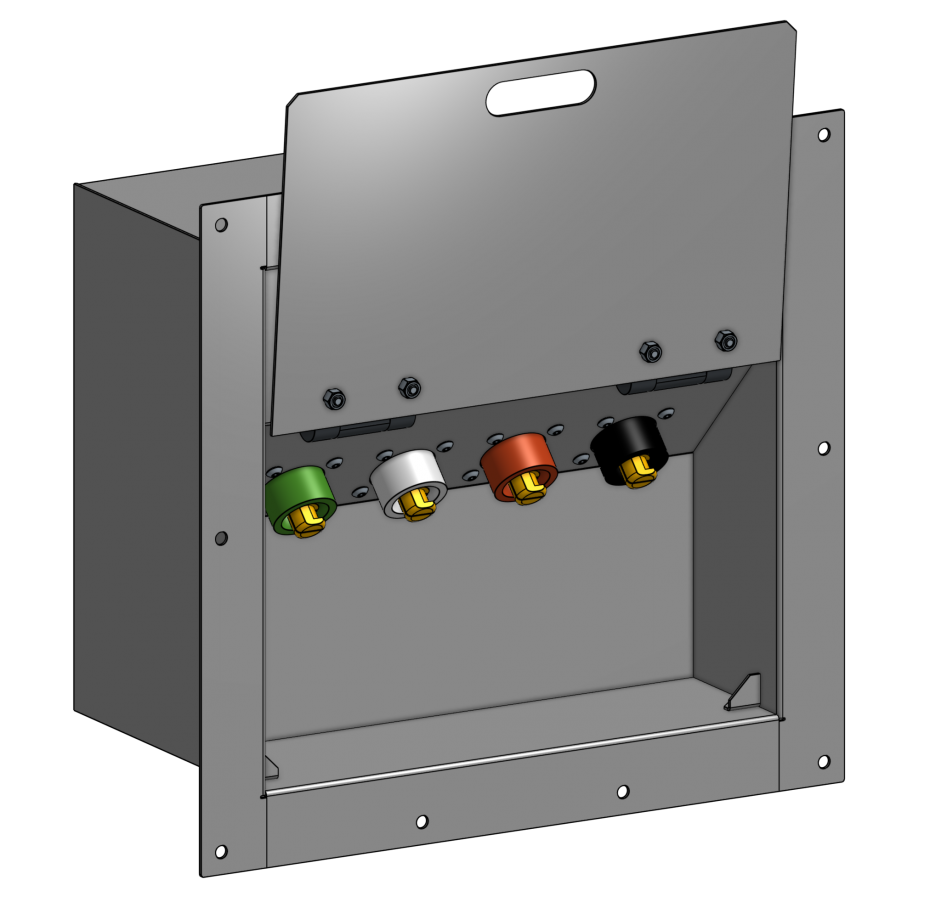 4 pos cam lock connection cabinet